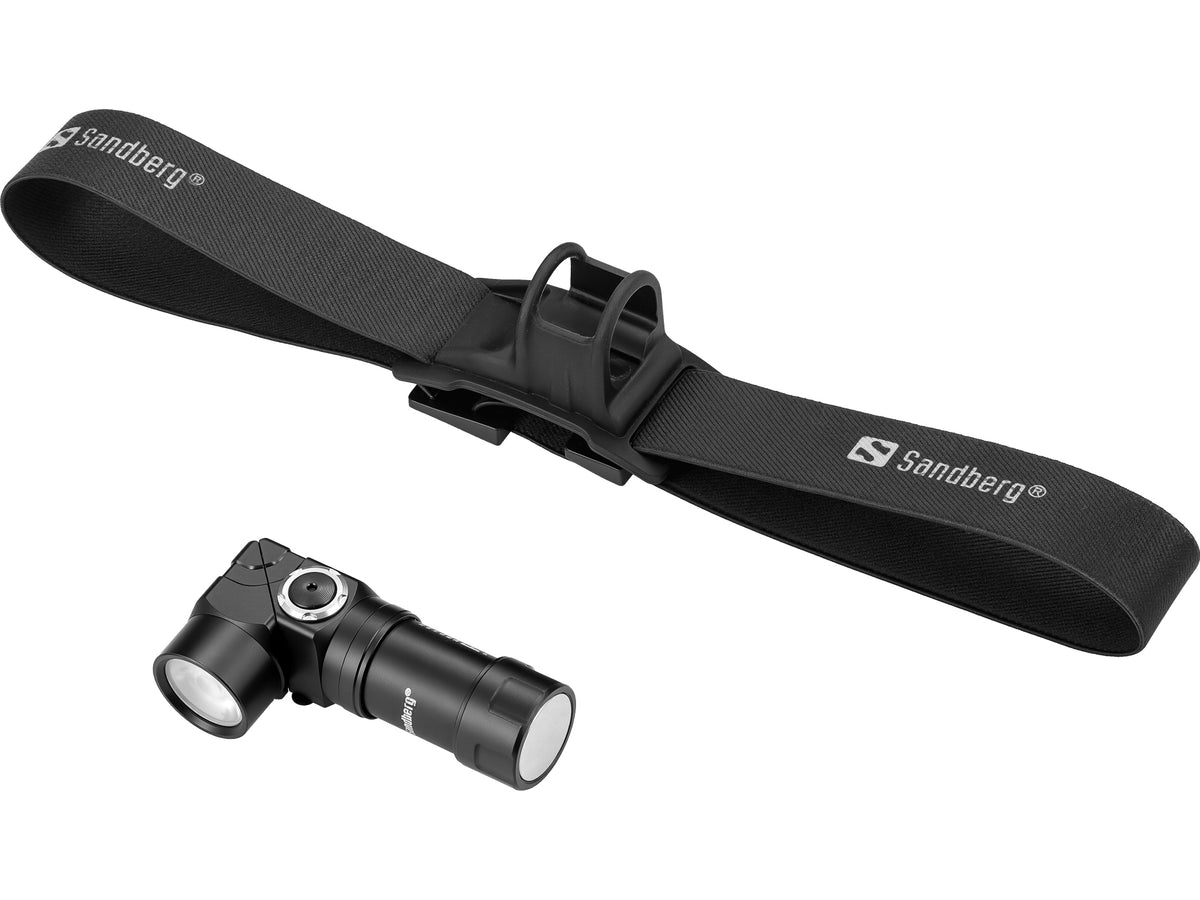 Sandberg 421-35 linterna Negro Linterna con cinta para cabeza LED (3)