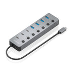 AISENS ASUC-8P044-GR hub de interfaz USB 3.2 Gen 2 (3.1 Gen 2) Type-C 10000 Mbit/s (2)