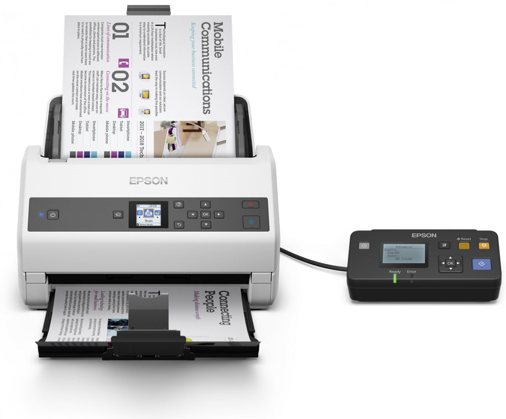 Epson WorkForce DS-870 Escáner alimentado con hojas 600 x 600 DPI A4 Negro, Blanco (6)