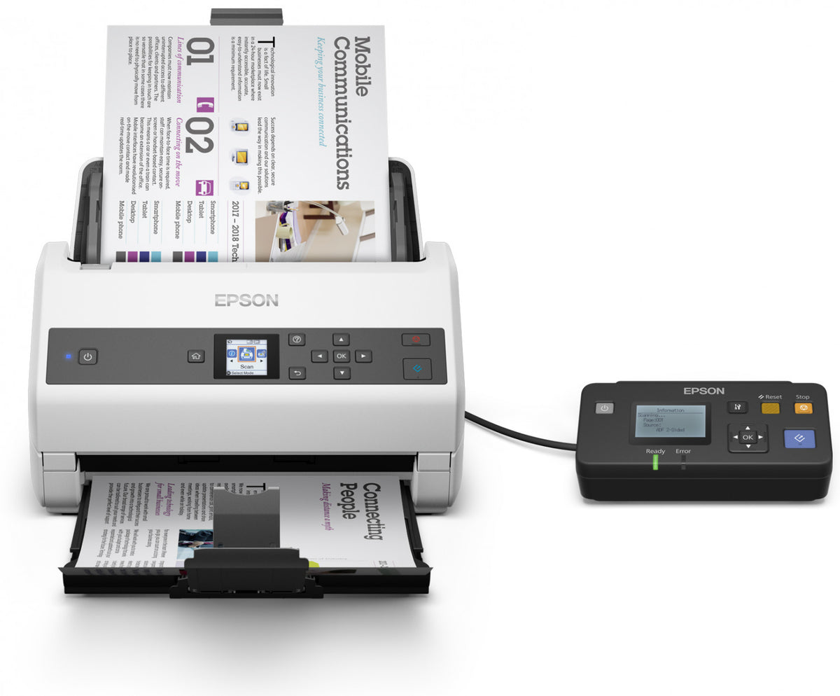 Epson WorkForce DS-870 Escáner alimentado con hojas 600 x 600 DPI A4 Negro, Blanco (6)