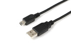 Microconnect USBAMB510 cable USB USB 2.0 10 m USB A Mini-USB B Negro (2)