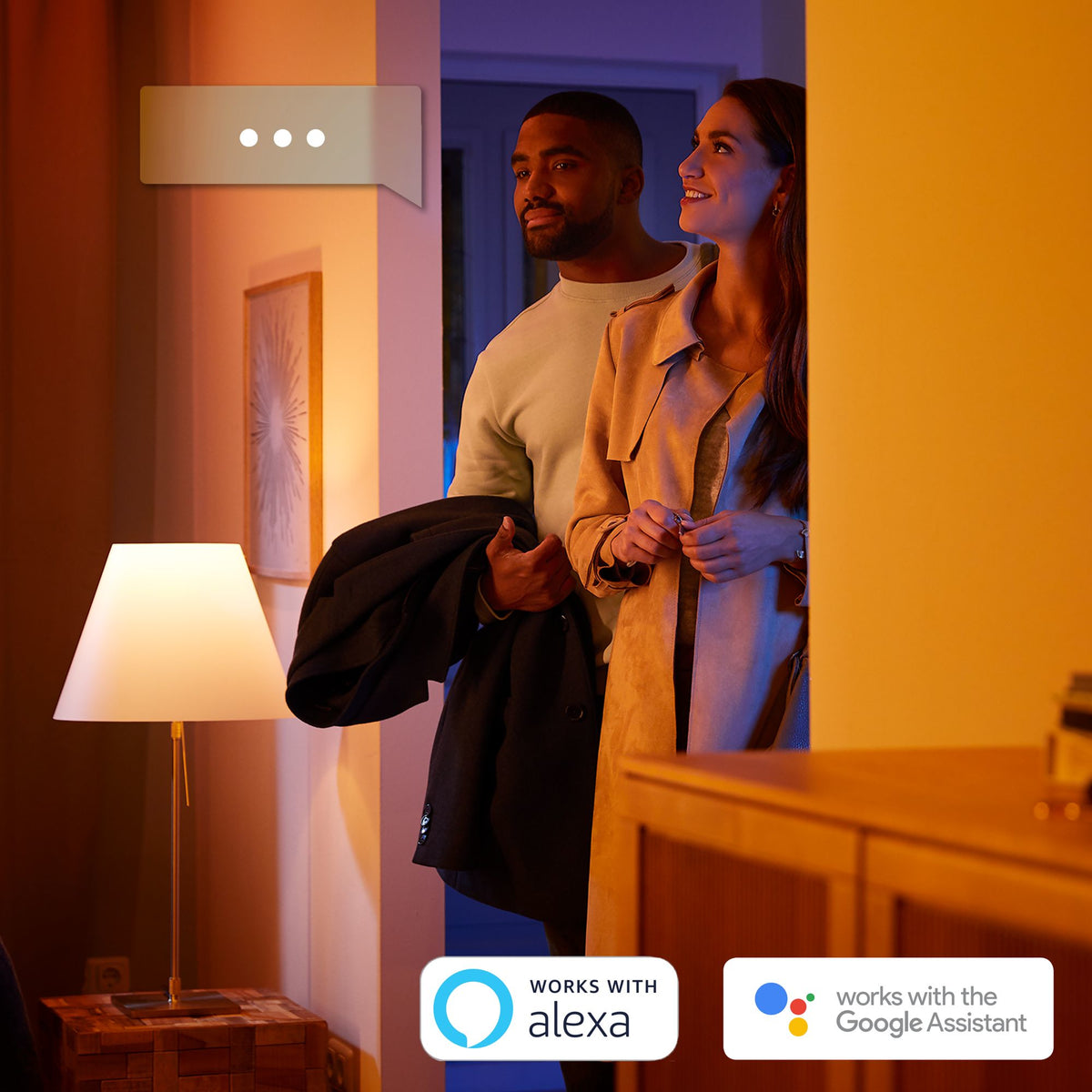 Philips 8718696173992 - Lámpara de sobremesa, LED, 6 W (equivalente 43 W)