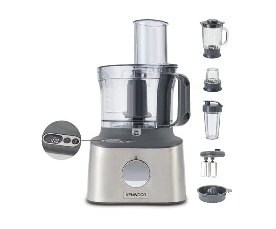 Kenwood MultiPro Compact+ FDM316SS robot de cocina 800 W 2 L Gris Báscula