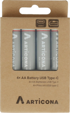 Pila AA ARTICONA USB tipo C 4 uds. (3)