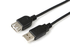 Microconnect USBAAF05B cable USB USB 2.0 0,5 m USB A Negro (2)