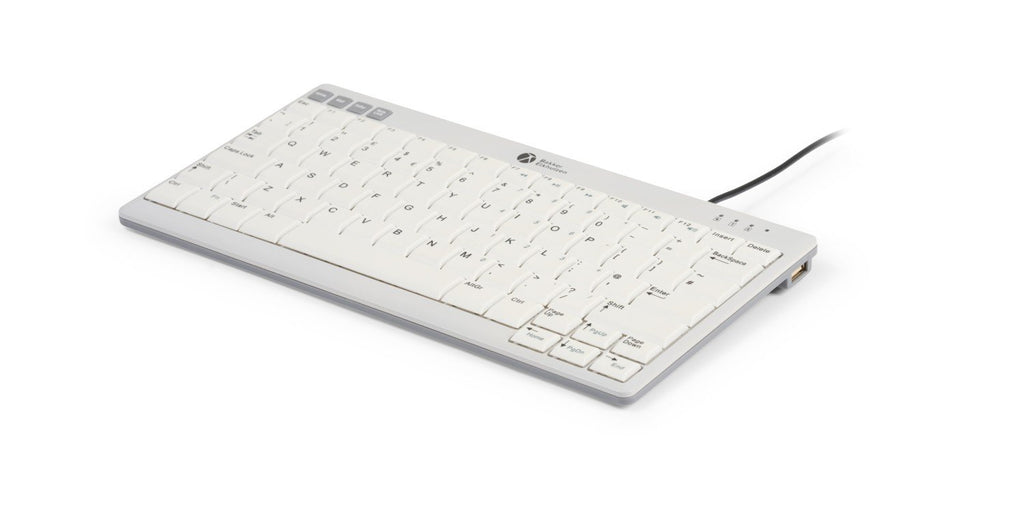 BakkerElkhuizen UltraBoard 950 V2 teclado Oficina USB QWERTY Inglés del Reino Unido Gris Oscuro, Gris claro (4)