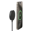 mophie Qi2 Magnetic Charger Smartphone Negro USB Cargador inalámbrico Carga