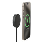 mophie Qi2 Magnetic Charger Smartphone Negro USB Cargador inalámbrico Carga