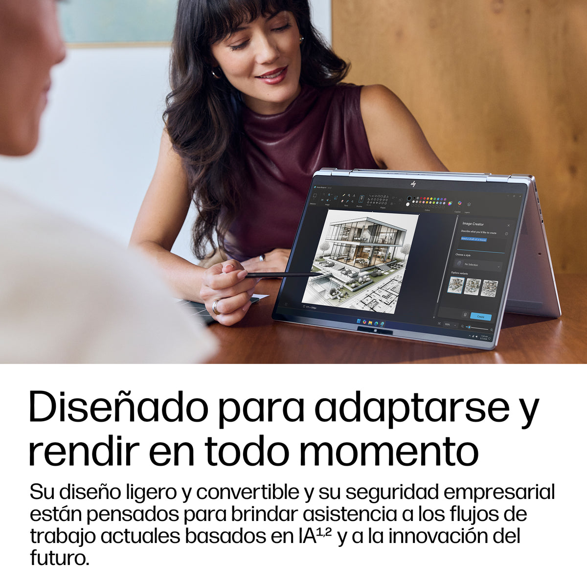 HP EliteBook X Flip G2i 14 inch Notebook Next Gen AI PC Wolf Pro Security Edition Copilot+ PC Intel Core Ultra 5 325 Híbrido (2-en-1) 35,6 cm (14") Pantalla táctil WUXGA 32 GB LPDDR5x-SDRAM 512 GB SSD Wi-Fi 7 (802.11be) Windows 11 Pro Plata (9)