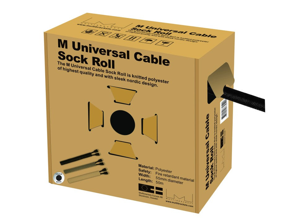 Multibrackets 2520 pasacables Negro