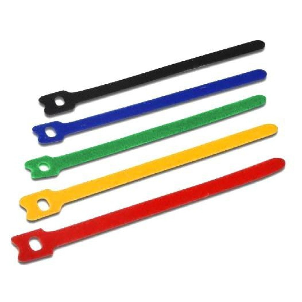 Techly 109528 presilla Soporte de sujeción de cables Velcro Multicolor 10 pieza(s) (3)