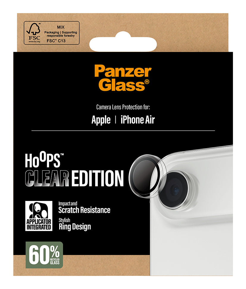 PanzerGlass ® Hoops® Camera Lens Protector Transparent iPhone Air Protector de pantalla Apple 1 pieza(s) (3)