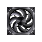 VIDA Stealth 120mm ARGB PWM Case Fan, Hydraulic Bearing, Outer Ring Lighting
