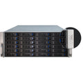 Inter-Tech 4U-4424 Rack Negro, Plata