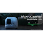 Arenero para Gatos Autolimpiable PetKit PURA MAX 2/ 76L/ Control desde APP/ Blanco Mate (5)