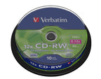 Verbatim CD-RW 12x 700 MB 10 pieza(s)