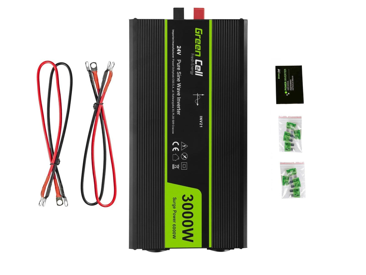 Green Cell Inverter 24V to 230V Pure sine 3000W (4)