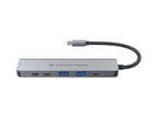 Conceptronic DONN33G base para portátil y replicador de puertos Alámbrico USB 3.2 Gen 1 (3.1 Gen 1) Type-C Plata (4)
