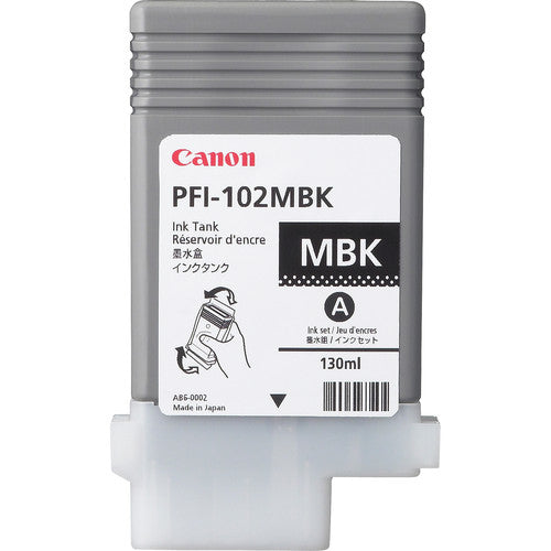 Canon PFI-102MBK cartucho de tinta Original Negro mate (2)