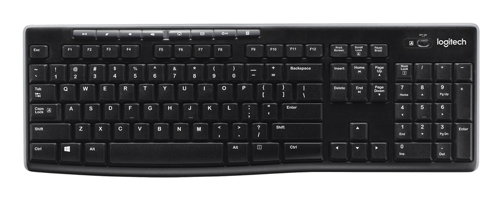 Logitech K270 teclado RF inalámbrico QWERTZ Alemán Negro (5)