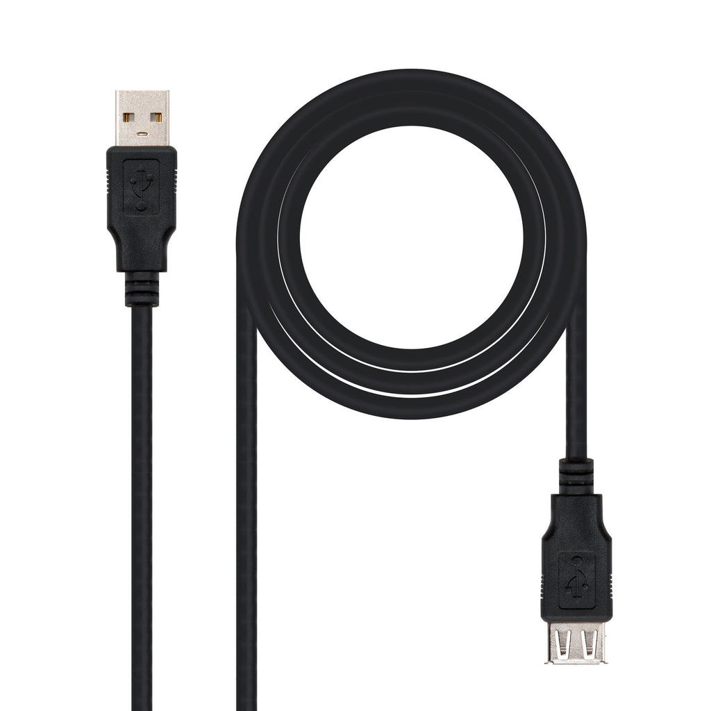 Nanocable 10.01.0204-BK cable USB USB 2.0 3 m USB A (2)