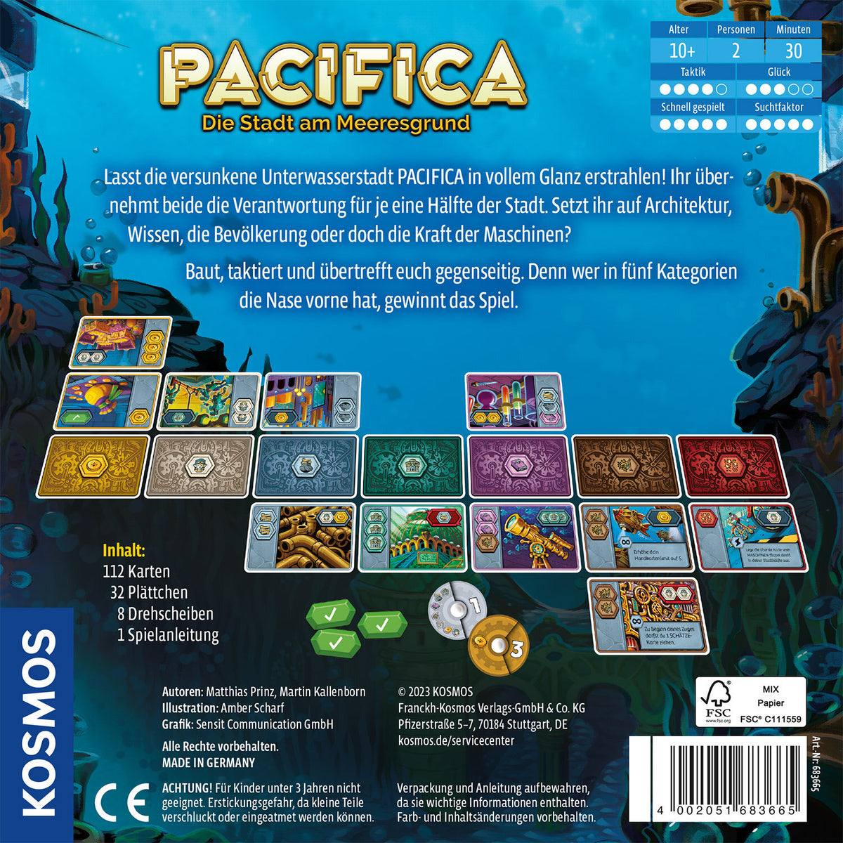 Kosmos Pacifica Juego de mesa Viaje/aventura (2)