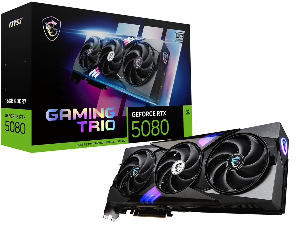 MSI GAMING GEFORCE RTX 5080 16G TRIO OC tarjeta gráfica NVIDIA 16 GB GDDR7 (2)