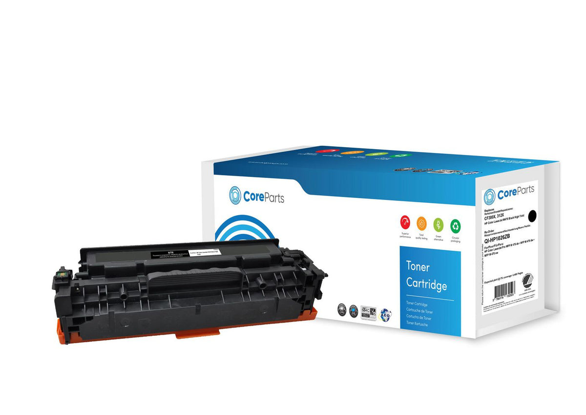 CoreParts QI-HP1026ZB cartucho de tóner 1 pieza(s) Compatible Negro (2)