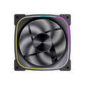 VIDA Stealth 120mm ARGB PWM Case Fan, Hydraulic Bearing, Outer Ring Lighting