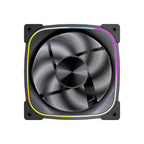 VIDA Stealth 120mm ARGB PWM Case Fan, Hydraulic Bearing, Outer Ring Lighting
