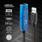 Lindy 43158 cable USB USB 3.2 Gen 1 (3.1 Gen 1) 8 m USB A 5 Gbit/s Negro (3)