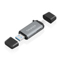 AISENS ASCR-2AC11-GR lector de tarjeta USB 3.2 Gen 1 (3.1 Gen 1) Type-A/Type-C (2)