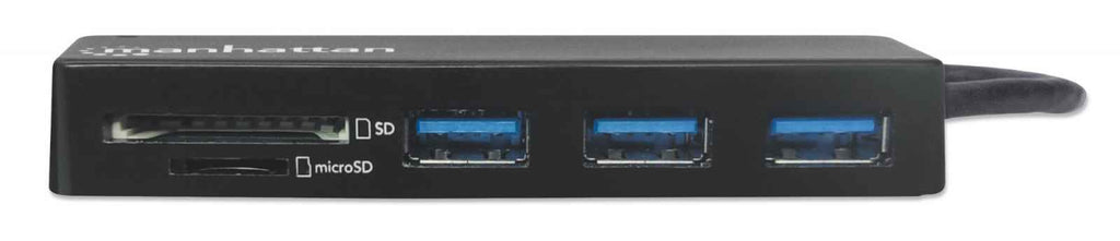 Manhattan 164948 base para portátil y replicador de puertos USB 2.0 Type-C Negro (3)