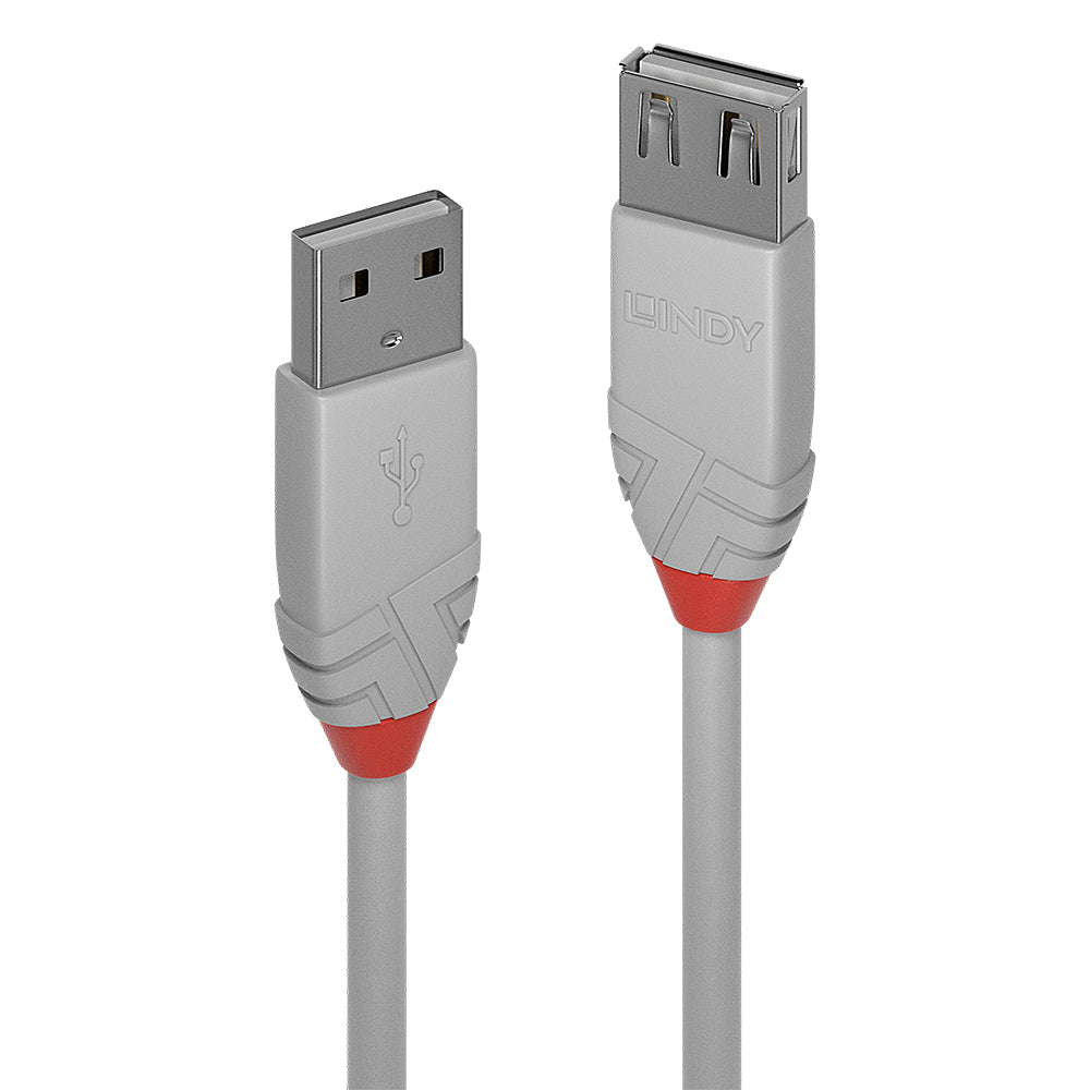 Lindy 36712 cable USB USB 2.0 1 m USB A 0,48 Gbit/s Gris (2)