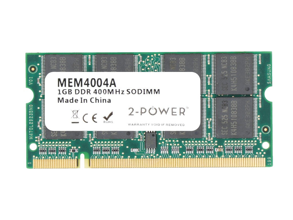 2-Power MEM4004A módulo de memoria 1 GB 1 x 1 GB DDR
