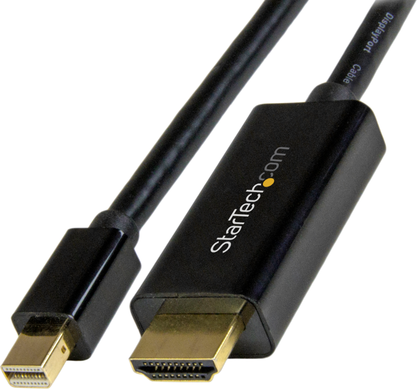 Startech MDP2HDMM3MB - 4K 30Hz, UltraHD, Cable con Adaptador Incluido, Negro (4)