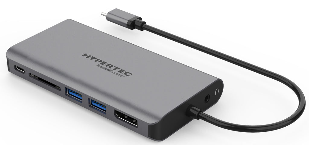 Hypertec ProDock ProDockExtreme Gen2 Alámbrico USB 3.2 Gen 1 (3.1 Gen 1) Type-C Plata (5)