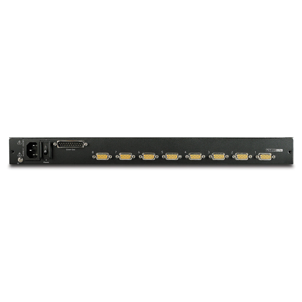 APC AP5808 consola de rack 43,2 cm (17") Negro 1U (2)
