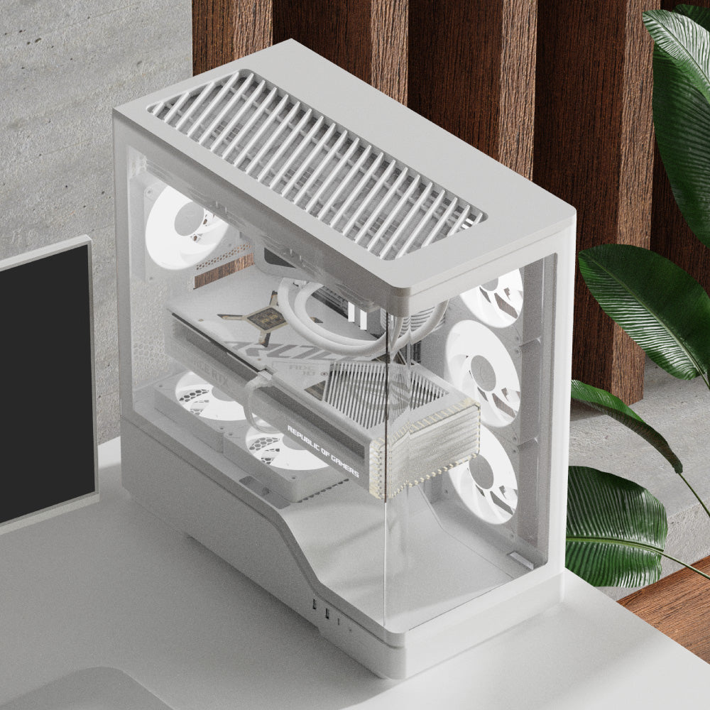 Aerocool P500A-WT Midi Tower Blanco (8)