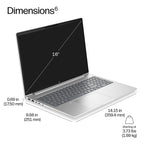 HP ProBook 4 G2i 16 AI PC Intel Core 7 350 Laptop 40.6 cm (16") WUXGA 16 GB DDR5-SDRAM 512 GB SSD Wi-Fi 6E (802.11ax) Windows 11 Pro Silver (5)