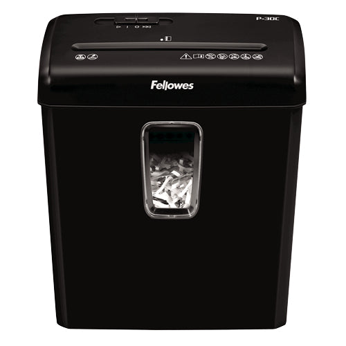 Fellowes Powershred P-30C triturador de papel Corte cruzado 22 cm Negro (2)