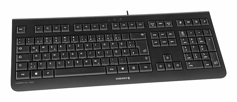 CHERRY KC 1000 teclado Hogar / Oficina USB QWERTY Portugués Negro (2)