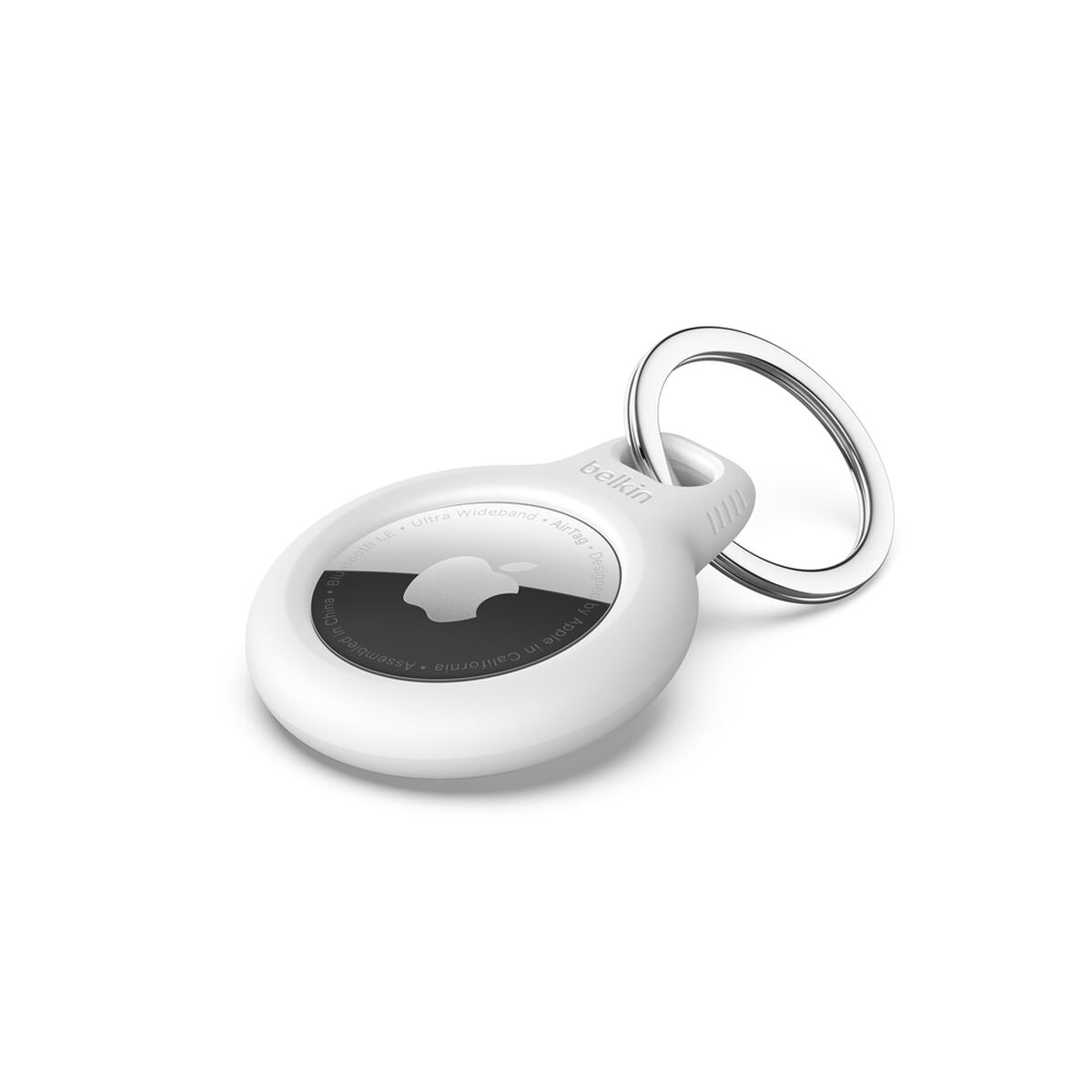 Soporte de seguridad para etiqueta Bluetooth antipérdida - blanco - para Apple AirTag
