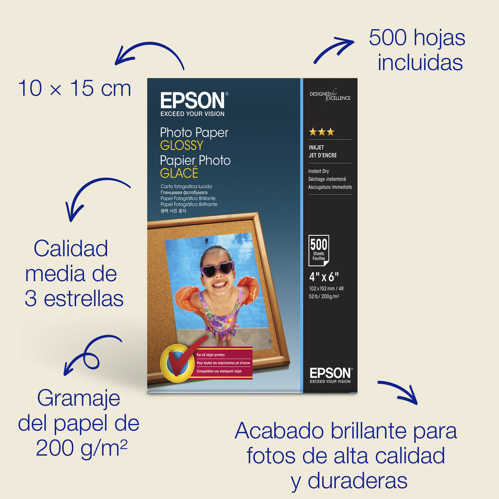 Epson Photo Paper Glossy Brillo