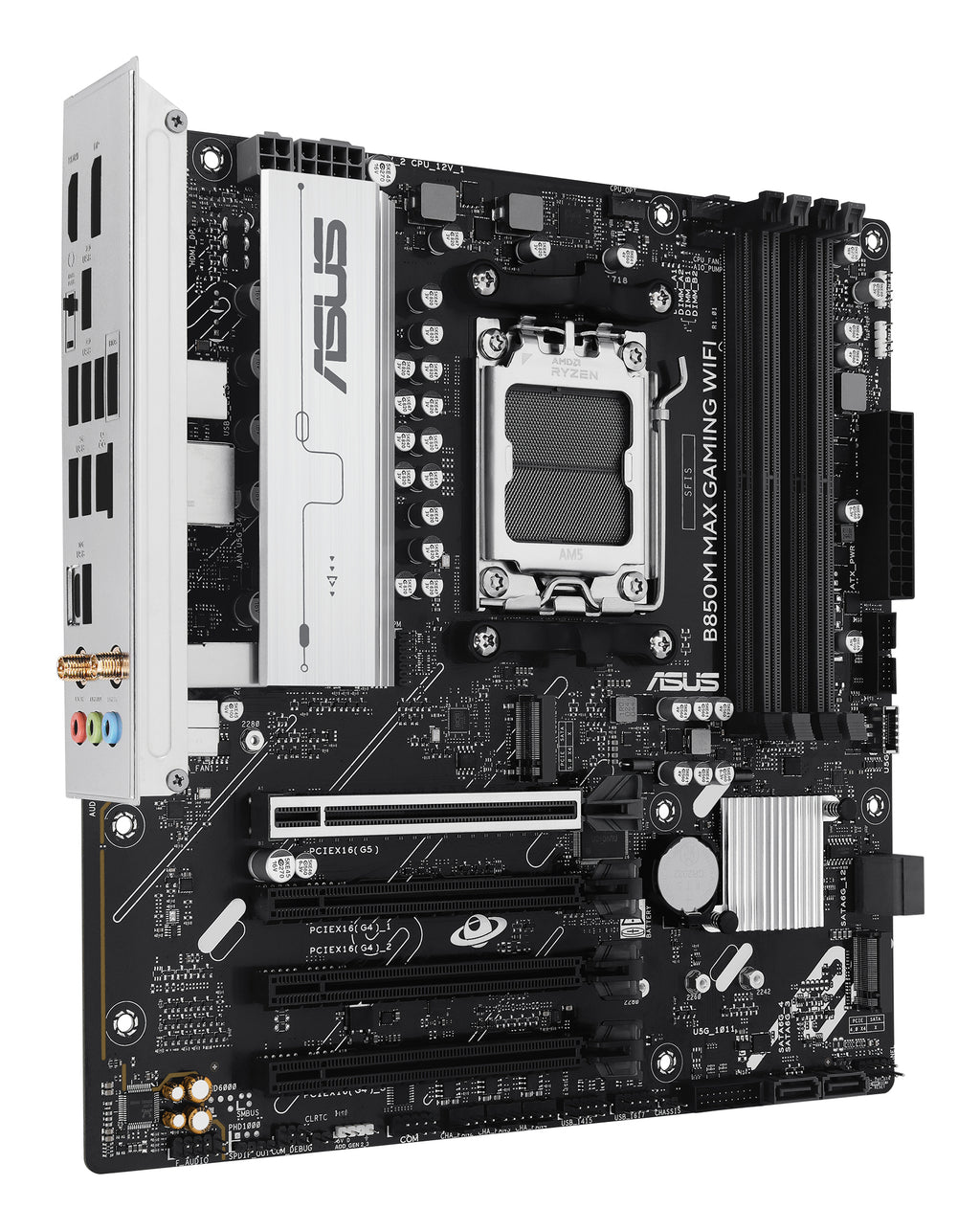 ASUS B850M MAX GAMING WIFI AMD B850 Zócalo AM5 micro ATX (4)