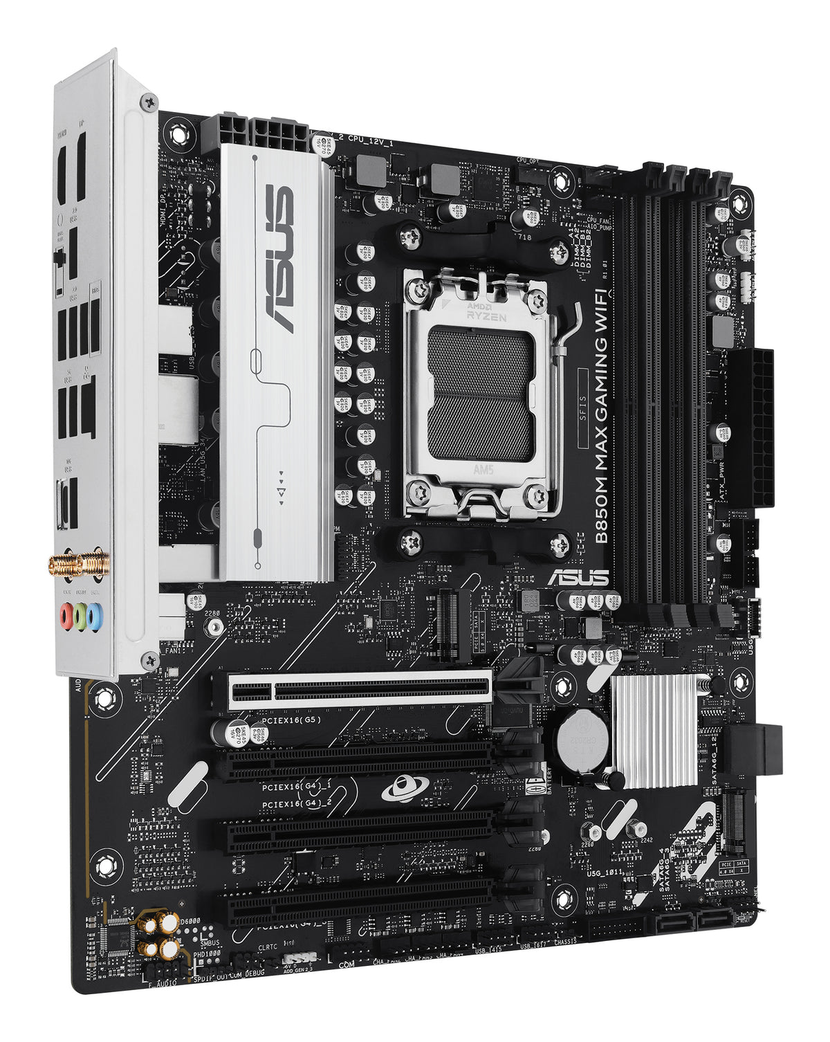 ASUS B850M MAX GAMING WIFI AMD B850 Zócalo AM5 micro ATX (4)