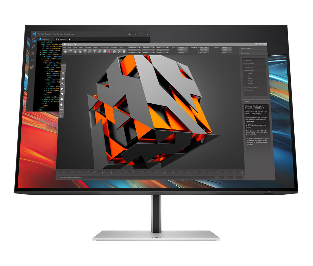 HP Series 7 Pro 724pn pantalla para PC 61 cm (24") 1920 x 1200 Pixeles LCD Plata (2)