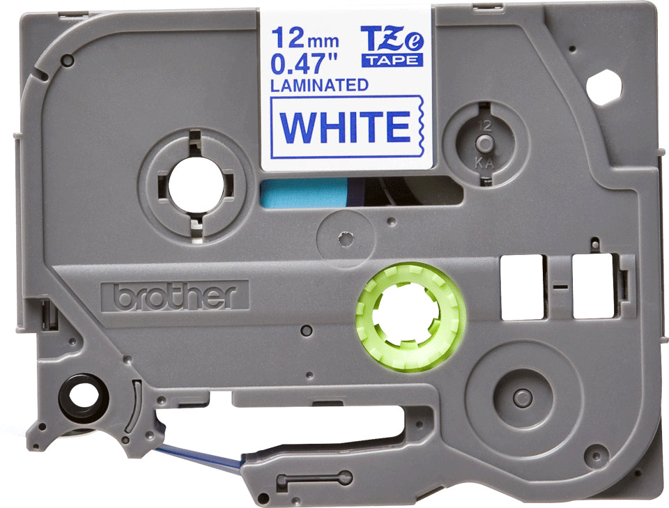 Brother TZE-233 cinta para impresora de etiquetas Azul sobre blanco (3)