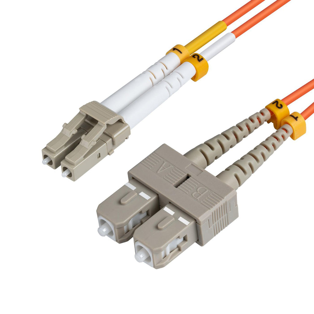 Microconnect FIB420015 Cable de fibra óptica e InfiniBand 15 m LC SC Naranja (2)