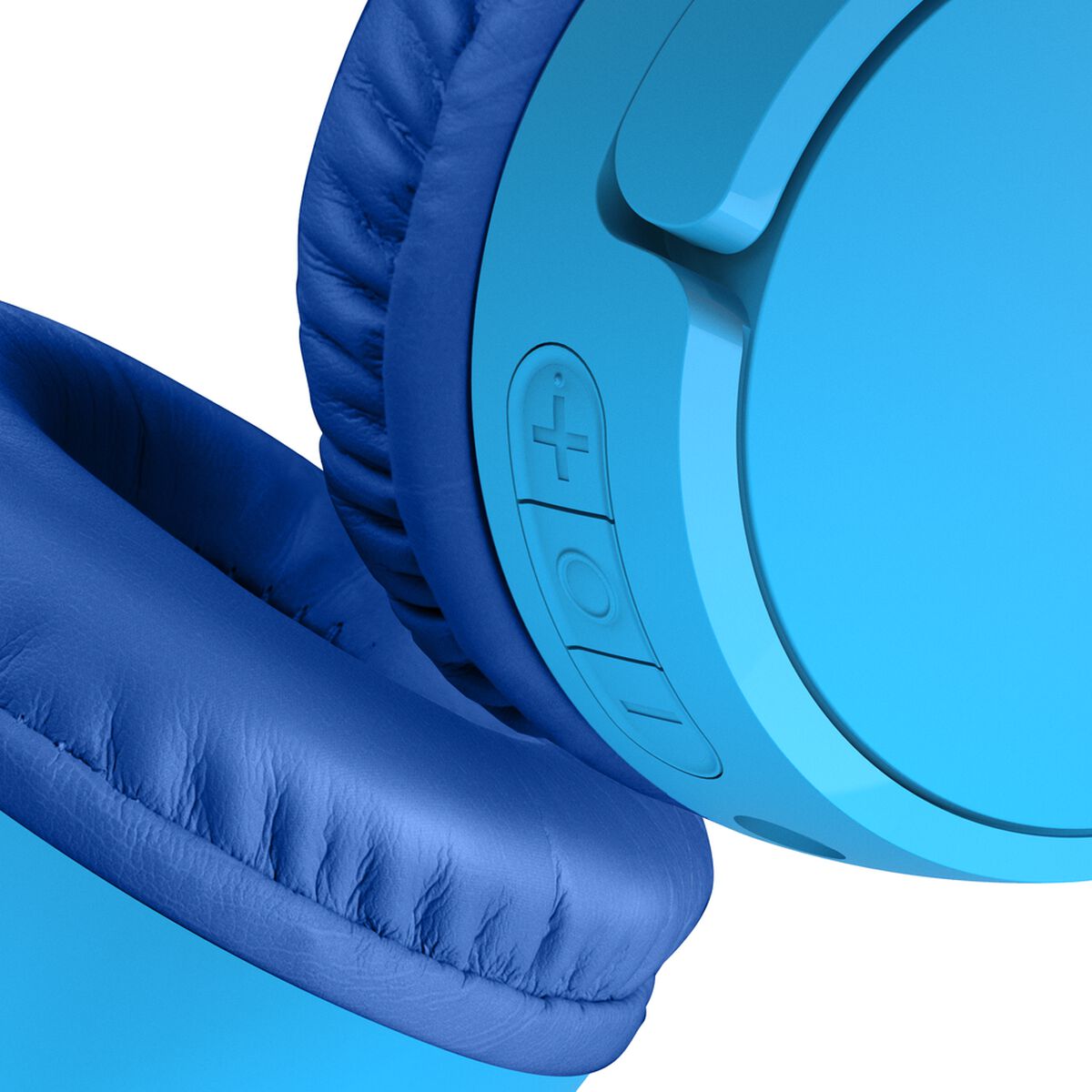 Auriculares con diadema con micro - en oreja - Bluetooth - inalámbrico, cableado - conector de 3,5 mm - azul